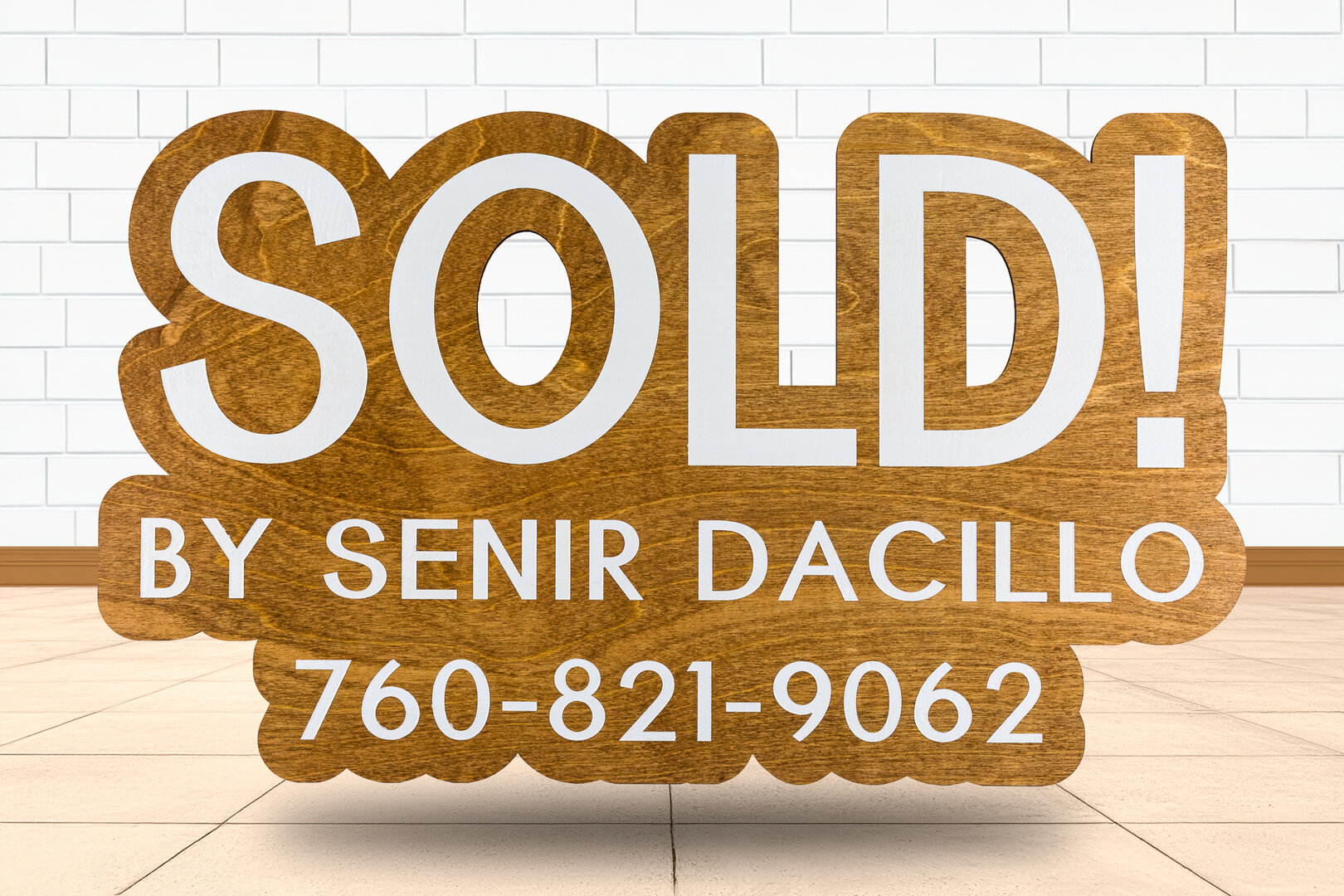 Sans Sold Sign for Realtors