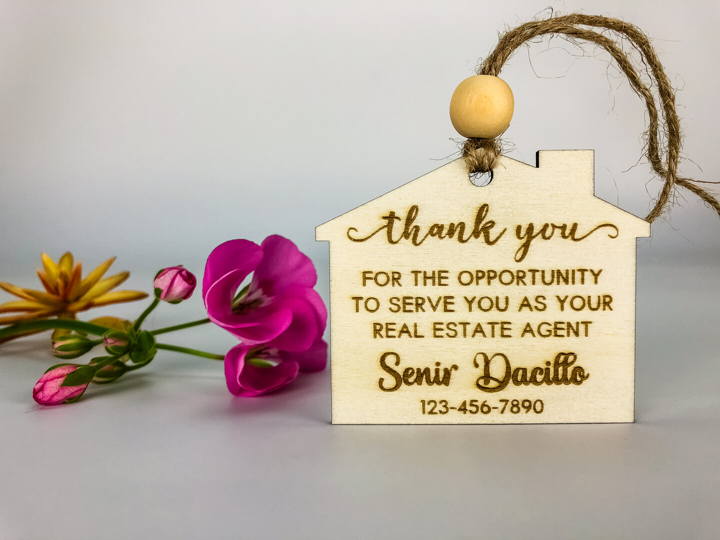 Thank You For The Opportunity Real Estate Agent Gift Tag TYFTOREAGT-01